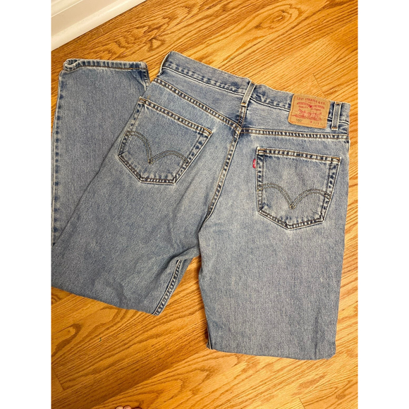 33 X 32 Levis 550 Relaxed Fit Light Stonewash Mens - Picture 5 of 9